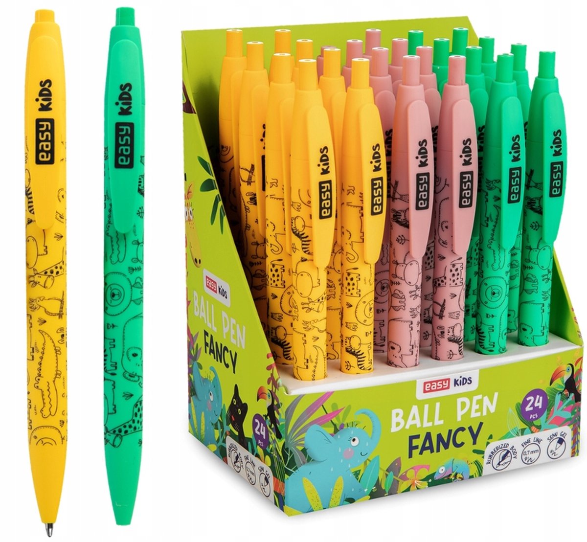 Automatische Pen Fancy Animal 0,7mm Blauwe Inkt - Stijlvol Schrijven