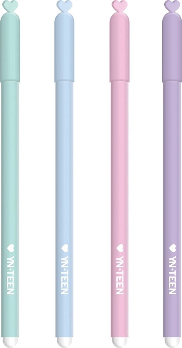 Interdruk Gelpen Hartje - Uitwisbaar Blauw - Valentijn