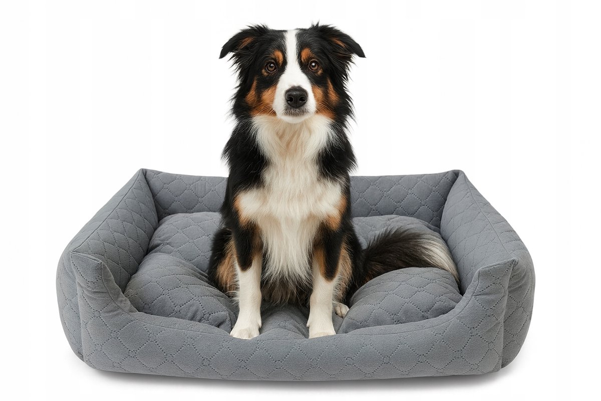 Honden- en Kattenmand 70x60cm - Comfortabel, Wasbaar, Grijs