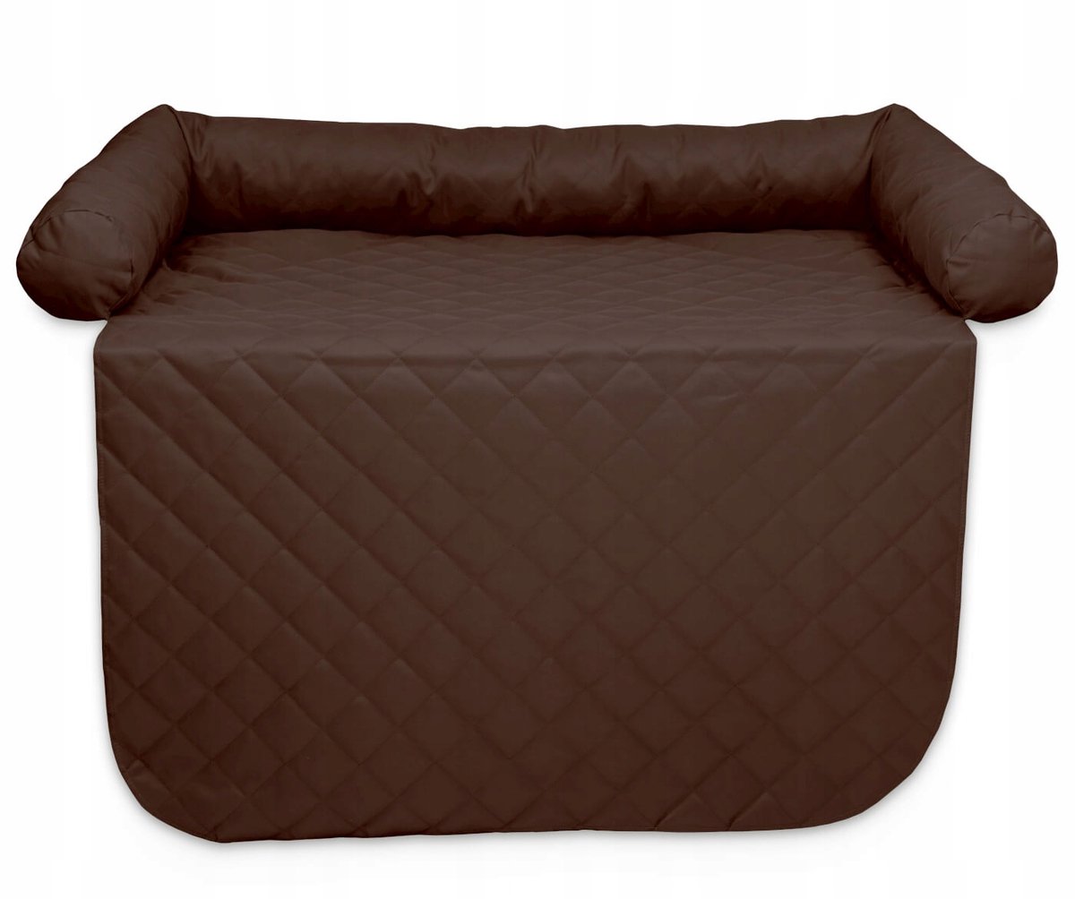Hondenbank beschermhoes Leo XXL - 145x110cm - Donkerbruin