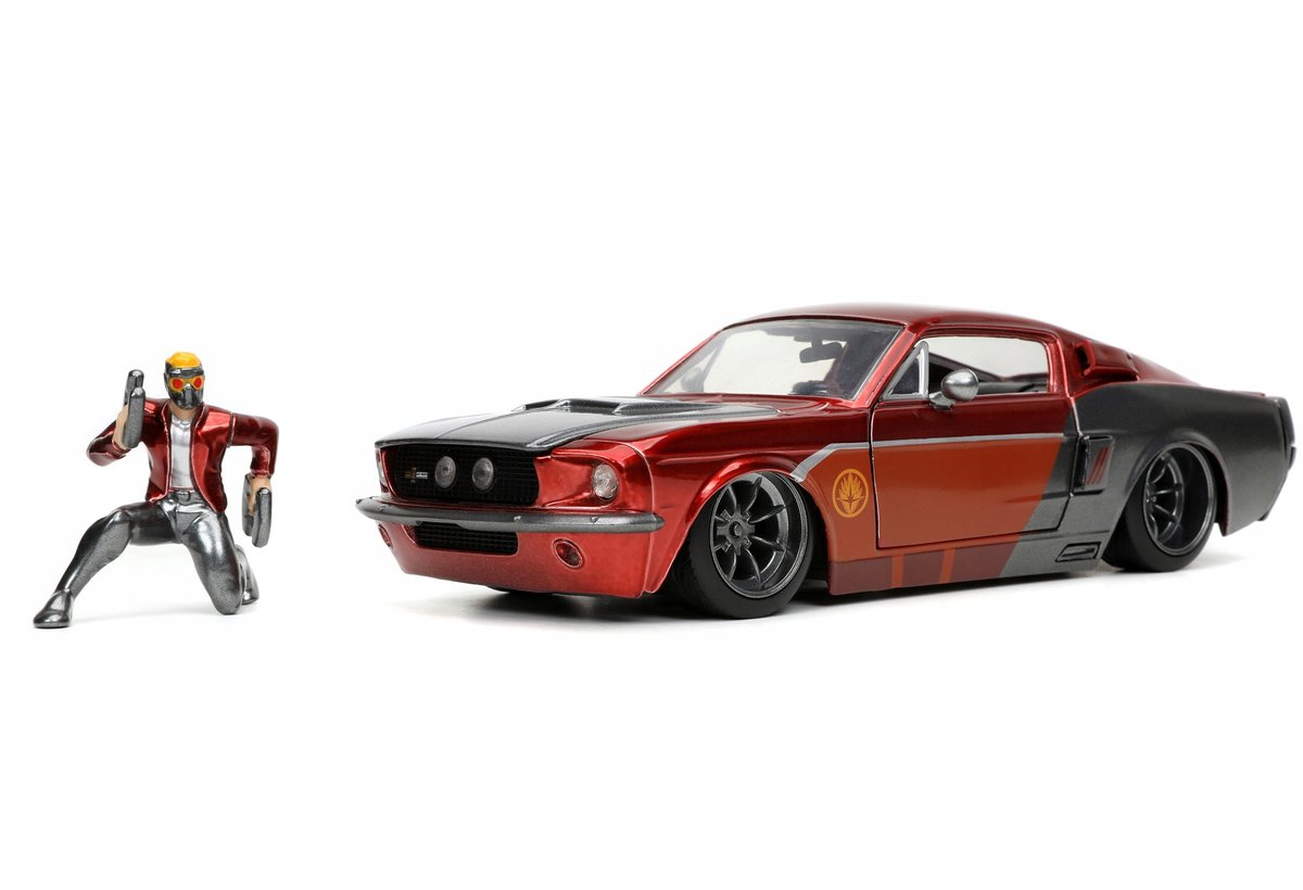 Jada 1:24 Shelby GT500 + Star-Lord Figuur - Guardians of the Galaxy