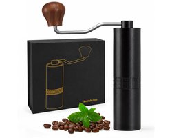 Koffiemolen Handmatig voor Koffie en Espresso - Instelbare Maalstanden - RVS Maalschijven - Incl. Reinigingsset
