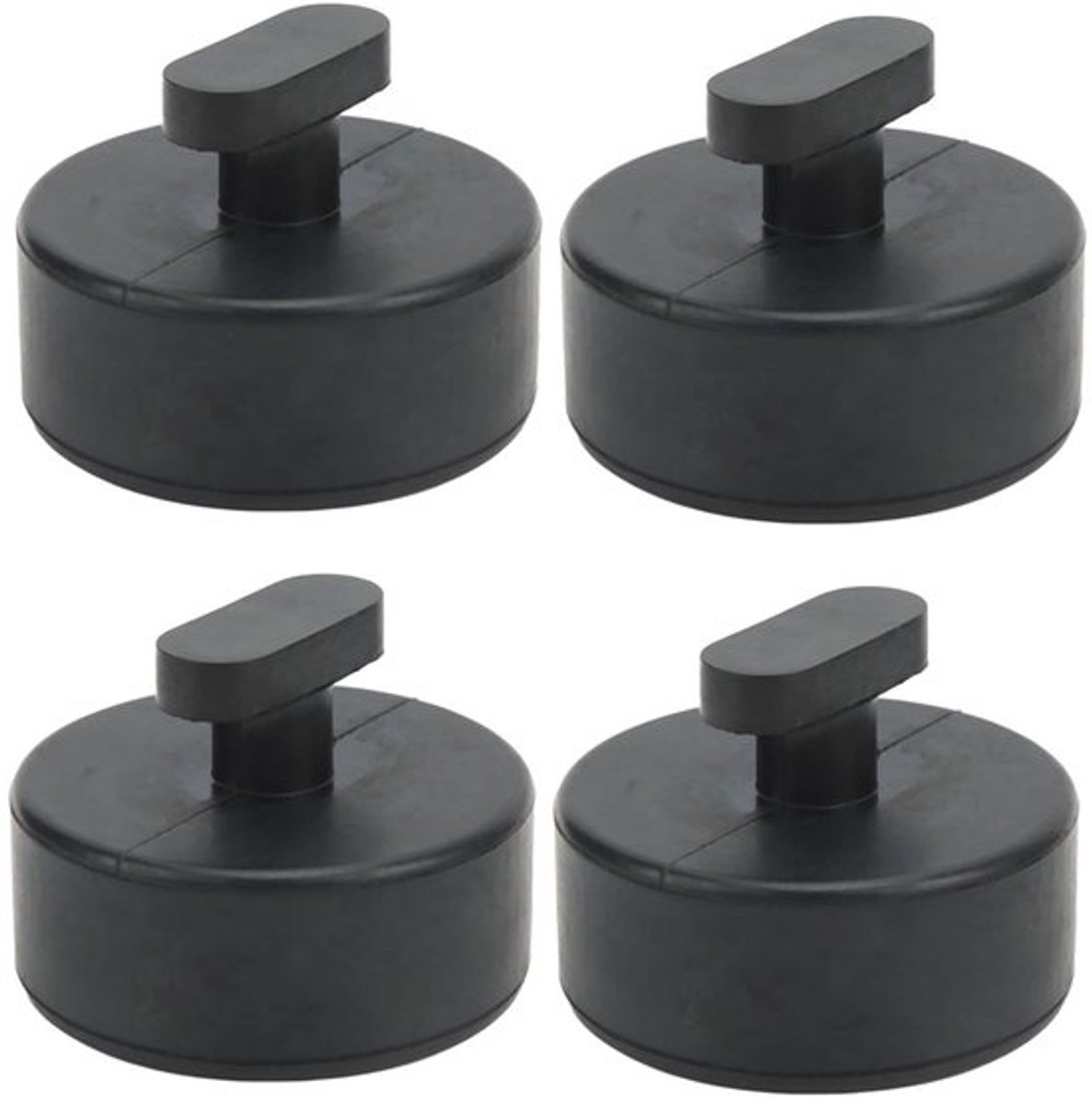 Krikpad - 4 stuks - Rubber - Ondersteuningspad - Vervanging voor C5/C6/C7/C8/GS/Z - Essentieel accessoire - Hoge grip - Krikpuck