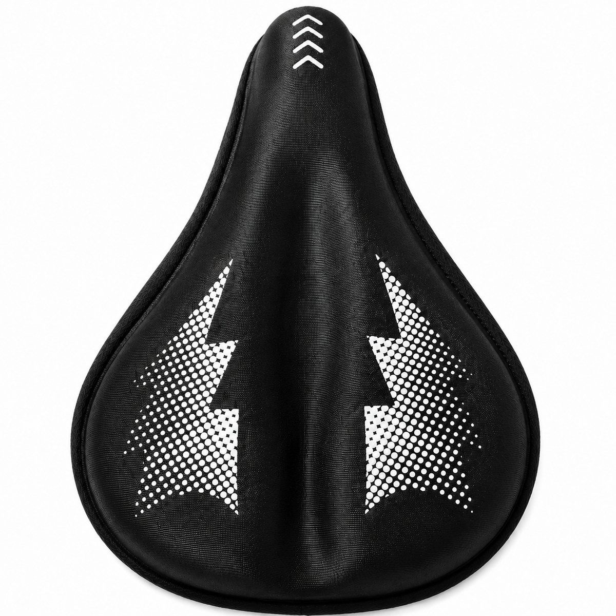 Zadelhoes Fiets - Gel Fietszadelhoes - Schokabsorberend - Anti-slip & Ademend - Voor Stadsfiets en E-bike - Zwart