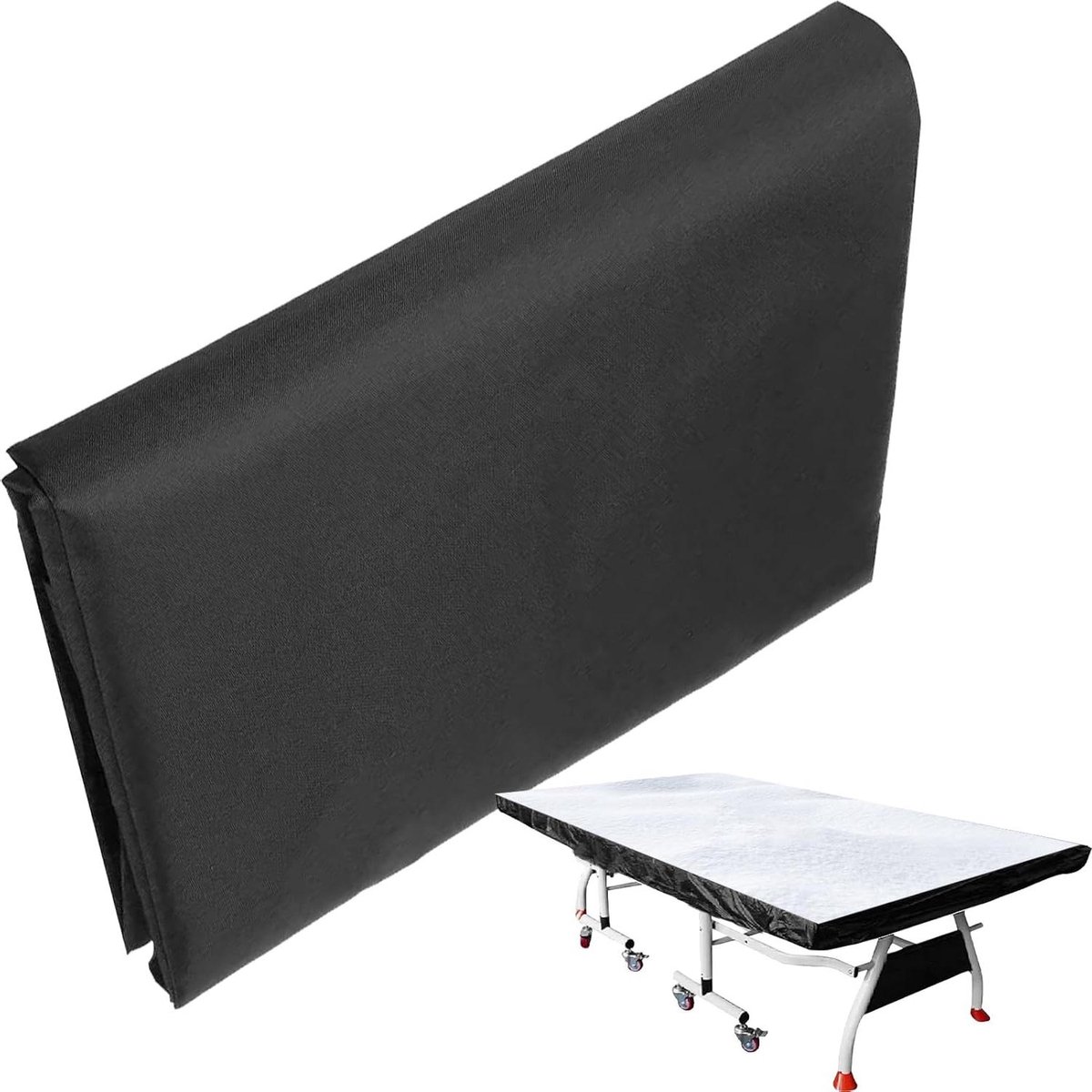 Tafeltennishoes - Beschermhoes Tafeltennis - Tafeltennis Beschermen - Waterdicht Oxford Doek - 280 x 150 x 5 cm - Zwart