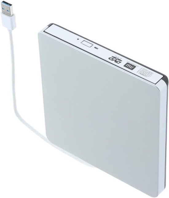 Externe DVD Brander - USB CD/DVD Station - Bestanden Archiveren - Draagbaar Slank Ontwerp - USB 3.0 - Zwart — afbeelding 4