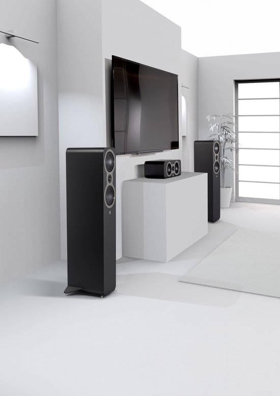 Q Acoustics 3040c - Vloerstaande Luidspreker - Zwart van Q Acoustics — afbeelding 2
