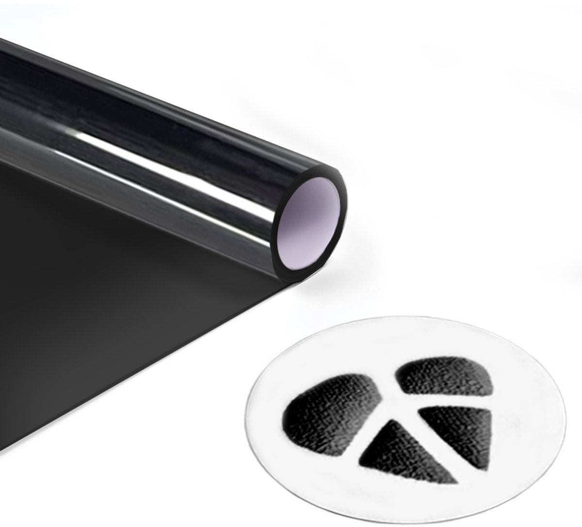 3D Puff Heat Transfer Vinyl Rol - 12" x 5 ft - Puff HTV Vinyl - Voor DIY Kleding en T-Shirts - Stof - Zwart