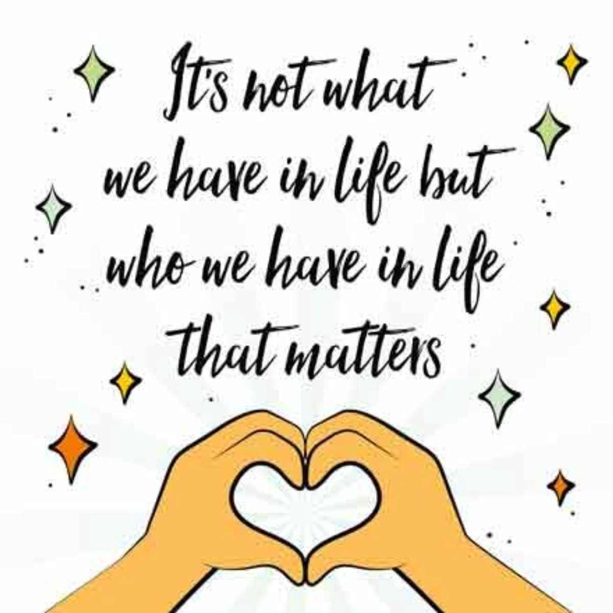Wenskaart - It's Not What We Have In Life But Who - Met Envelop