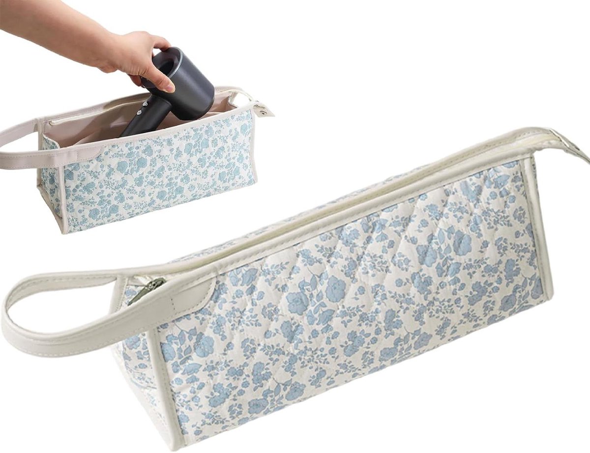 Haar Tool Tas - Styling Tool Houder - Reizen Organiseren - Waterdichte Bescherming - 34x11x19 cm - Blauw