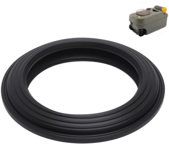 Toiletafdichting compatibel met Thetford C200/C250/C260/C400 - Camper cassette lip afdichting - Premium siliconen afdichting tegen geurtjes en lekkage, doe-het-zelf vervanging voor caravan