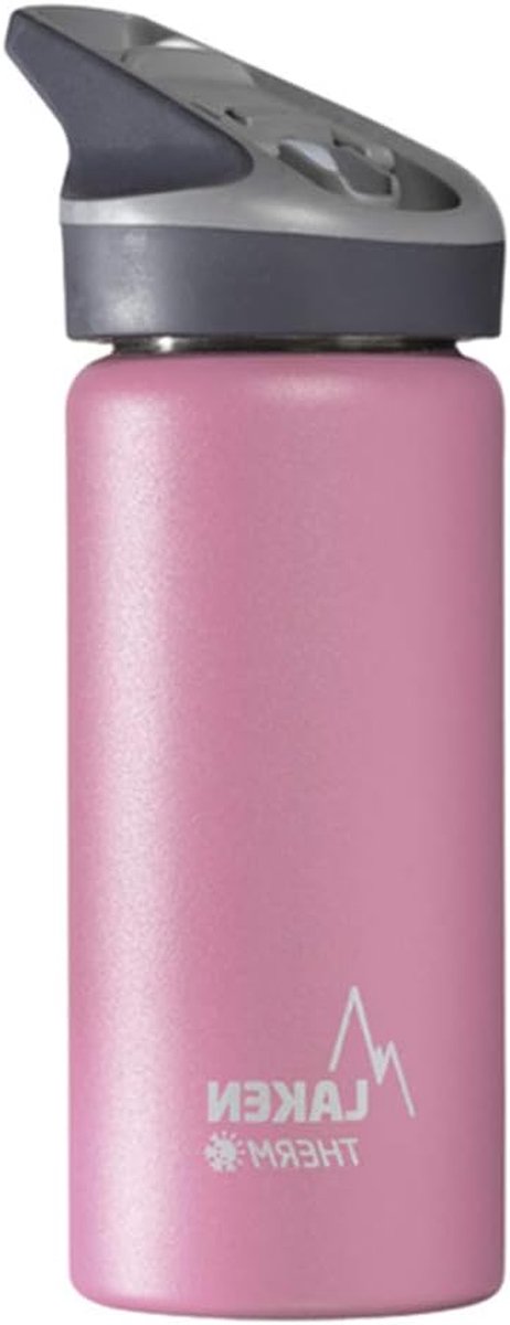 Thermo Waterfles - Isolatiefles Drank - Dranken Koel Houden - Dubbelwandig Vacuüm - 500 ml - Roze