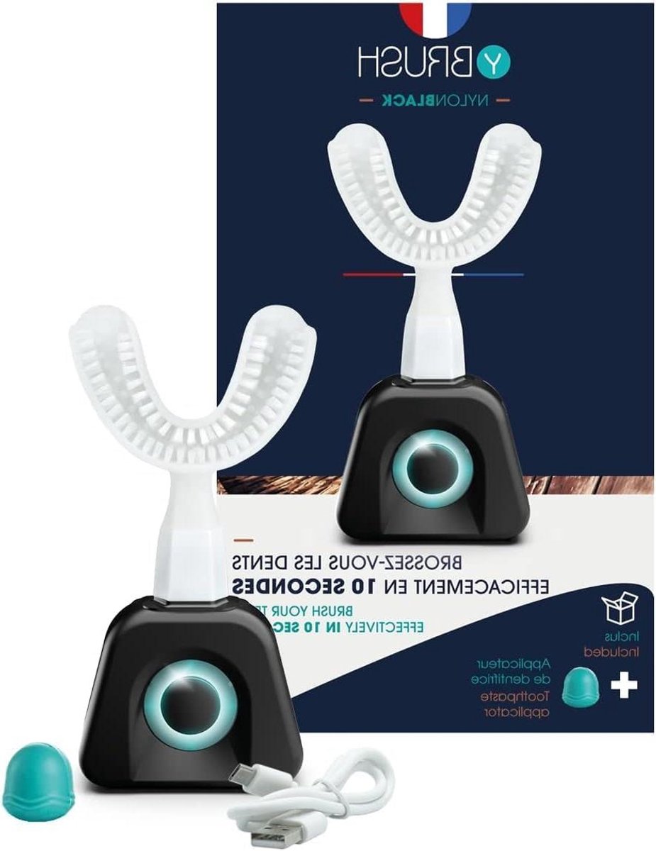 Elektrische Tandenborstel - Sonische Tandenborstel - Snelle Mondhygiëne - Poetst Alle Tanden Tegelijk - 15 x 7 x 3 cm