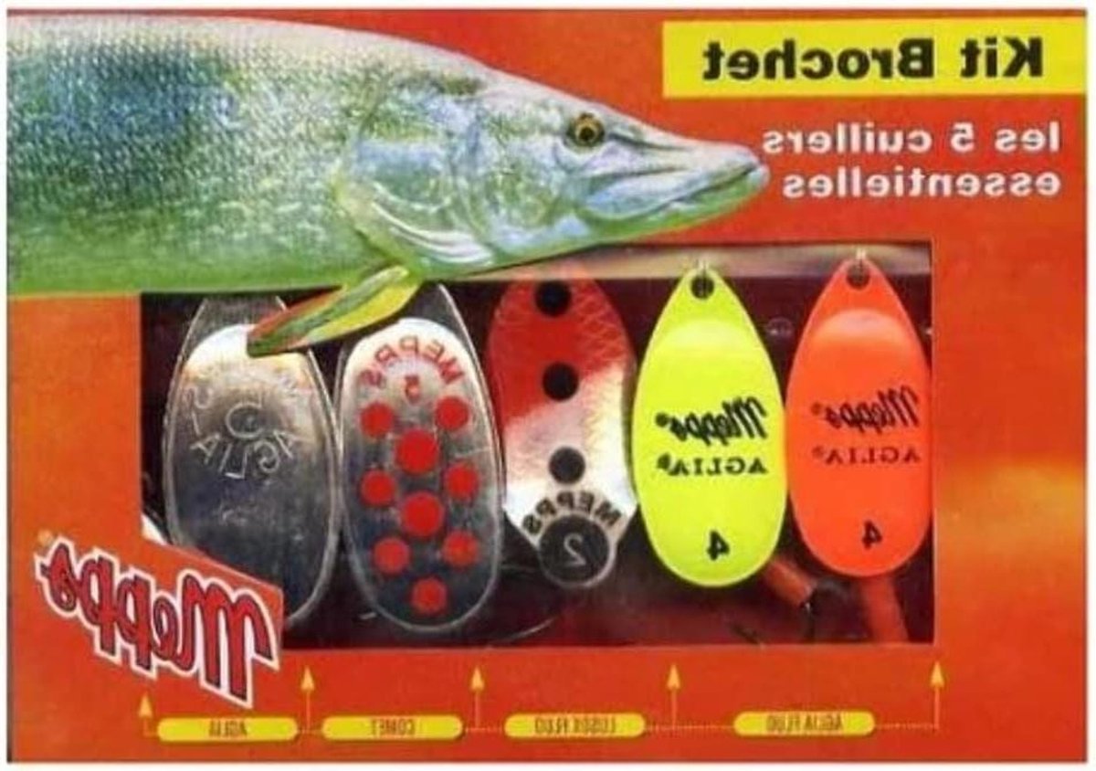 Spinneraas Set - Kunstaas Set Vissen - Vissen Op Snoek - Expert Keuze Mepps - 17 Stuks - Snoek Pack