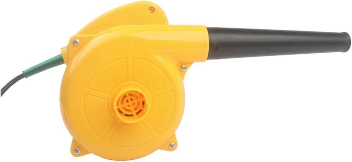 Elektrische Luchtblazer - Stofzuiger Bladblazer - Snel Reinigen - Hoog Rendement - 600W - Geel