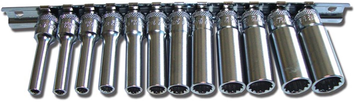 Honiton HONIDRIVER 1/4" Doppeldoppenset - 12 onderdelen
