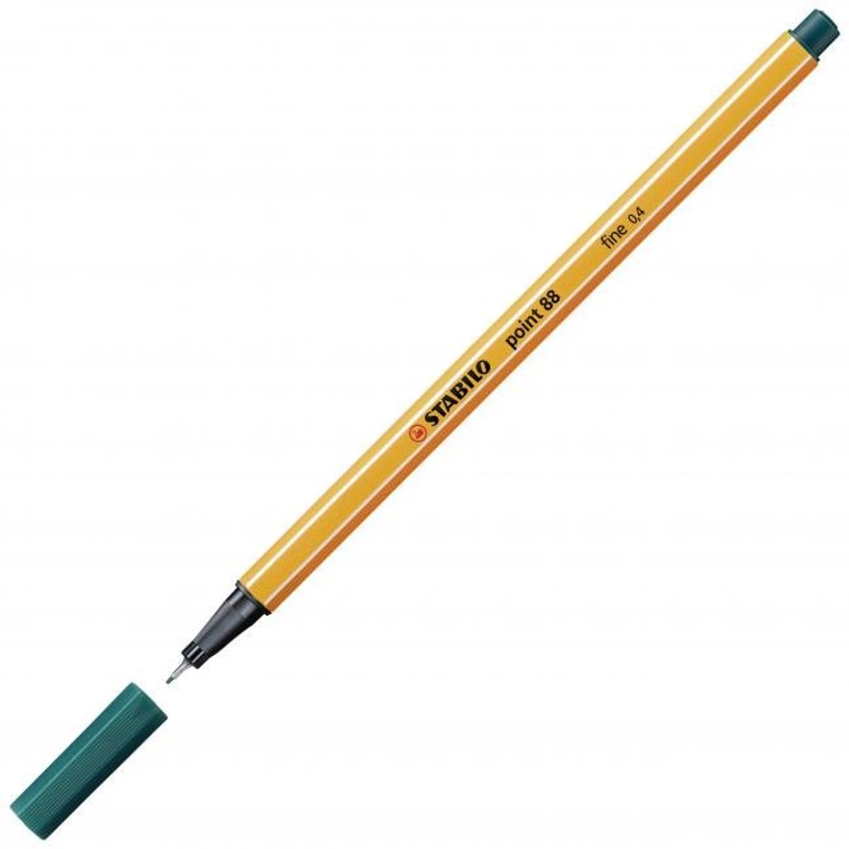 Stabilo Cienkopis 0,4 mm - Donkergroen, Sneldrogend