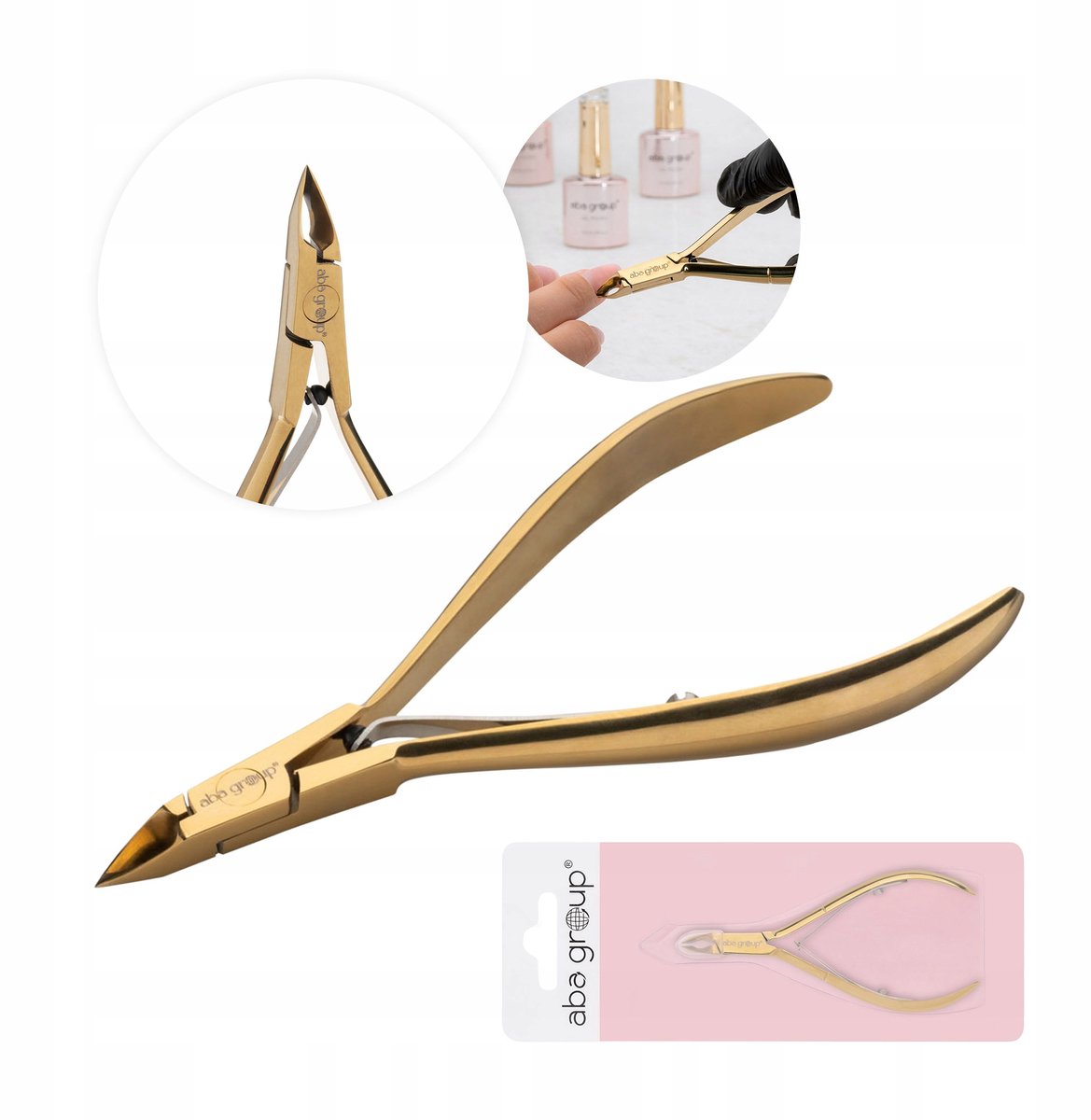 Aba Nagelriemtang 5mm - Profesionale Nagelriemtang met Enkele Veer