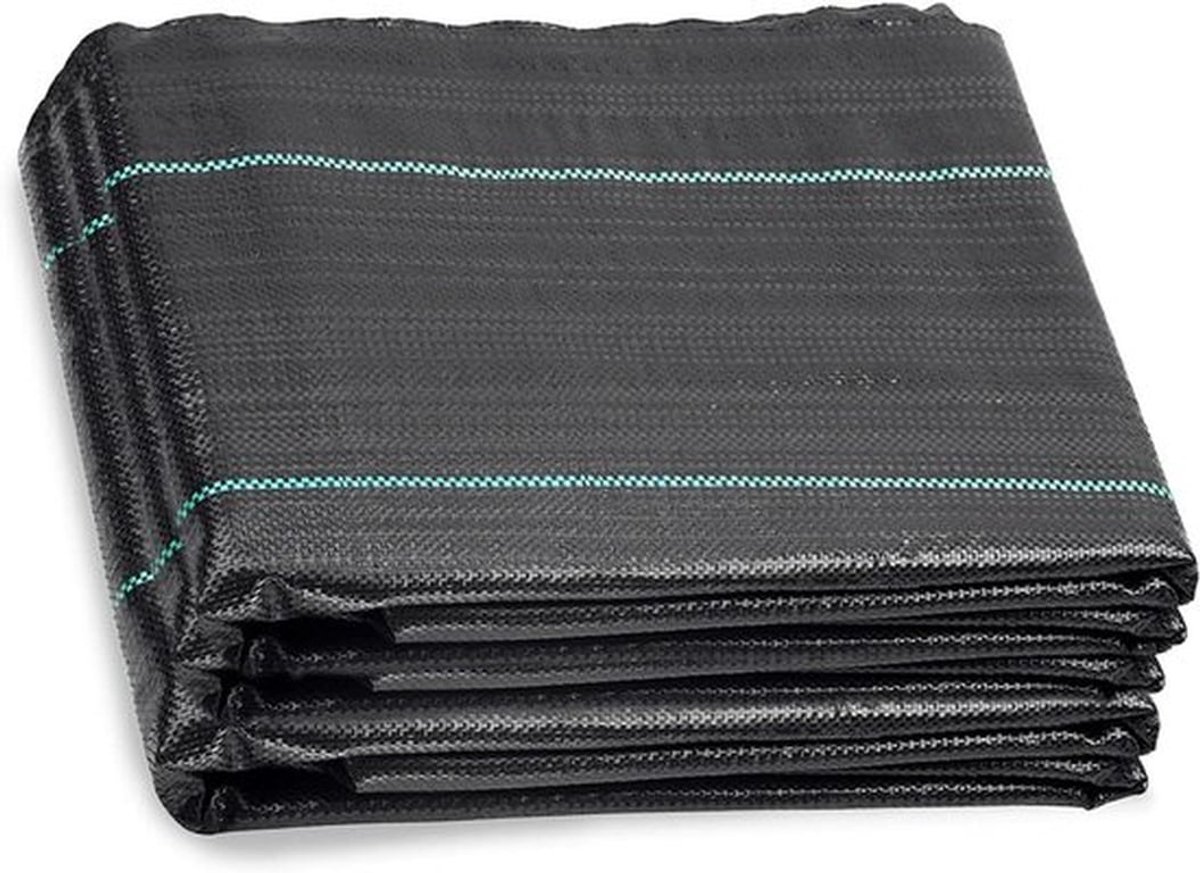 Onkruidbestrijdingsmembraan - 3x5M - Onkruidbestrijdingsdoek - Bodembedekking - Onkruidbarrière - UV-gestabiliseerd onkruidbarrièredoek - Geweven geotextiel - Commerciële opritdoek - Geweldig voor patio's, tuinen, bloembedden, landschapsarchitectuur