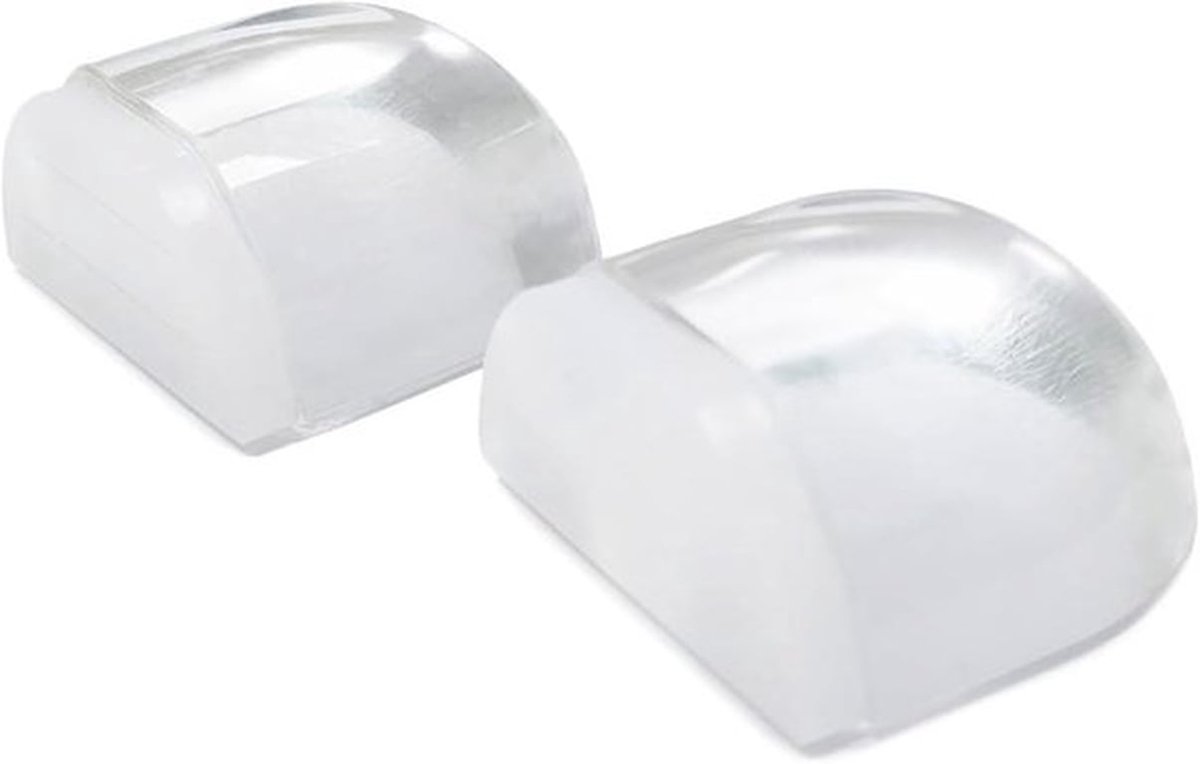 2 stuks doorzichtige zelfklevende deurstoppers voor vloer - zwaar belastbare acryl deurbumpers antislip anti-kras geluiddemping voor hout tegels tapijten oppervlak thuis kantoor