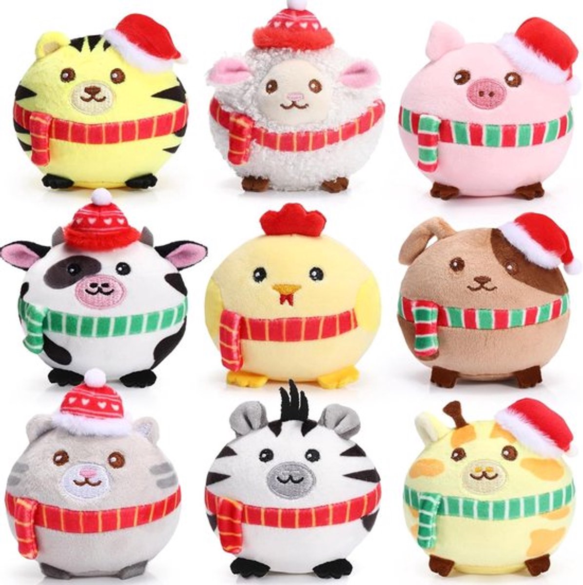 Mini Schattige Pluche Dieren - Zachte Pluche Speelgoed voor Kinderen, Decoratie en Cadeaus (Diverse Dierfiguren)