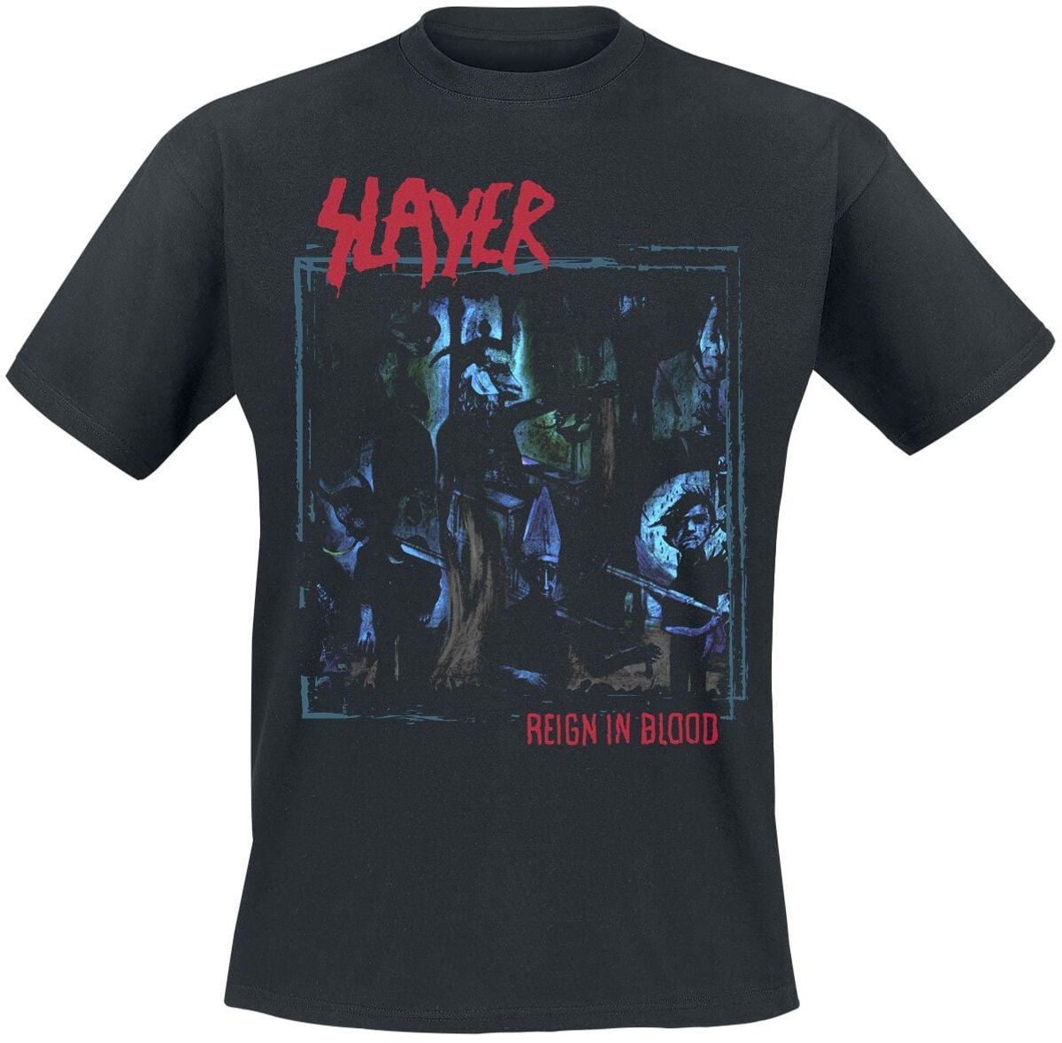 Slayer Frozen Hell Reign In Blood Heren T-shirt - zwart - M