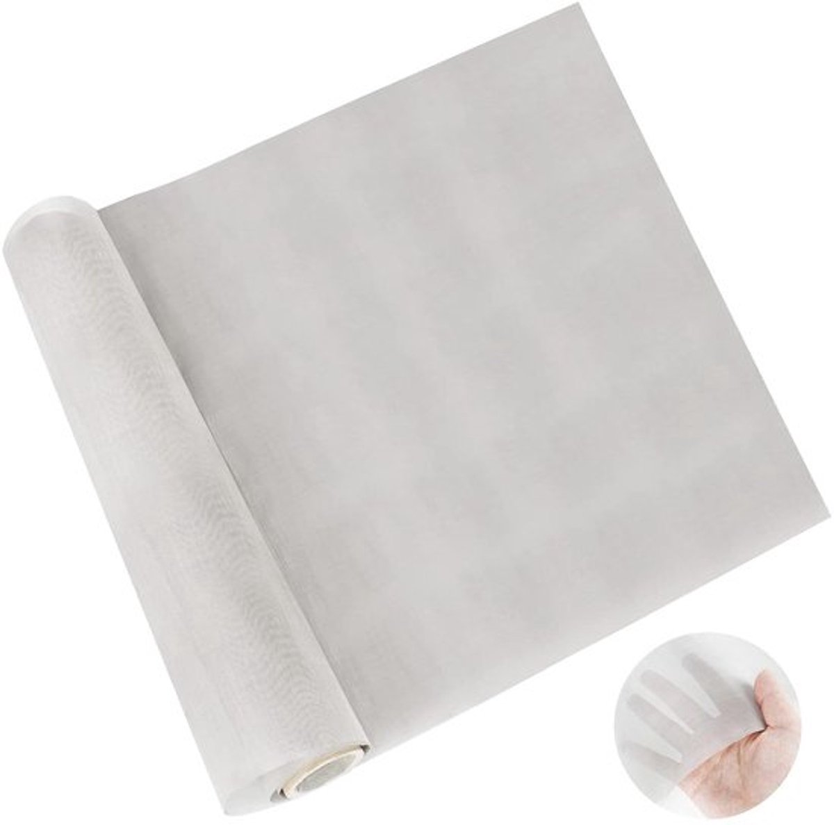 Roestvrijstalen gaas 30 x 100 cm - Fijnmazig draadgaas voor filtratie, stofverwijdering en scheiding in keuken en tuin