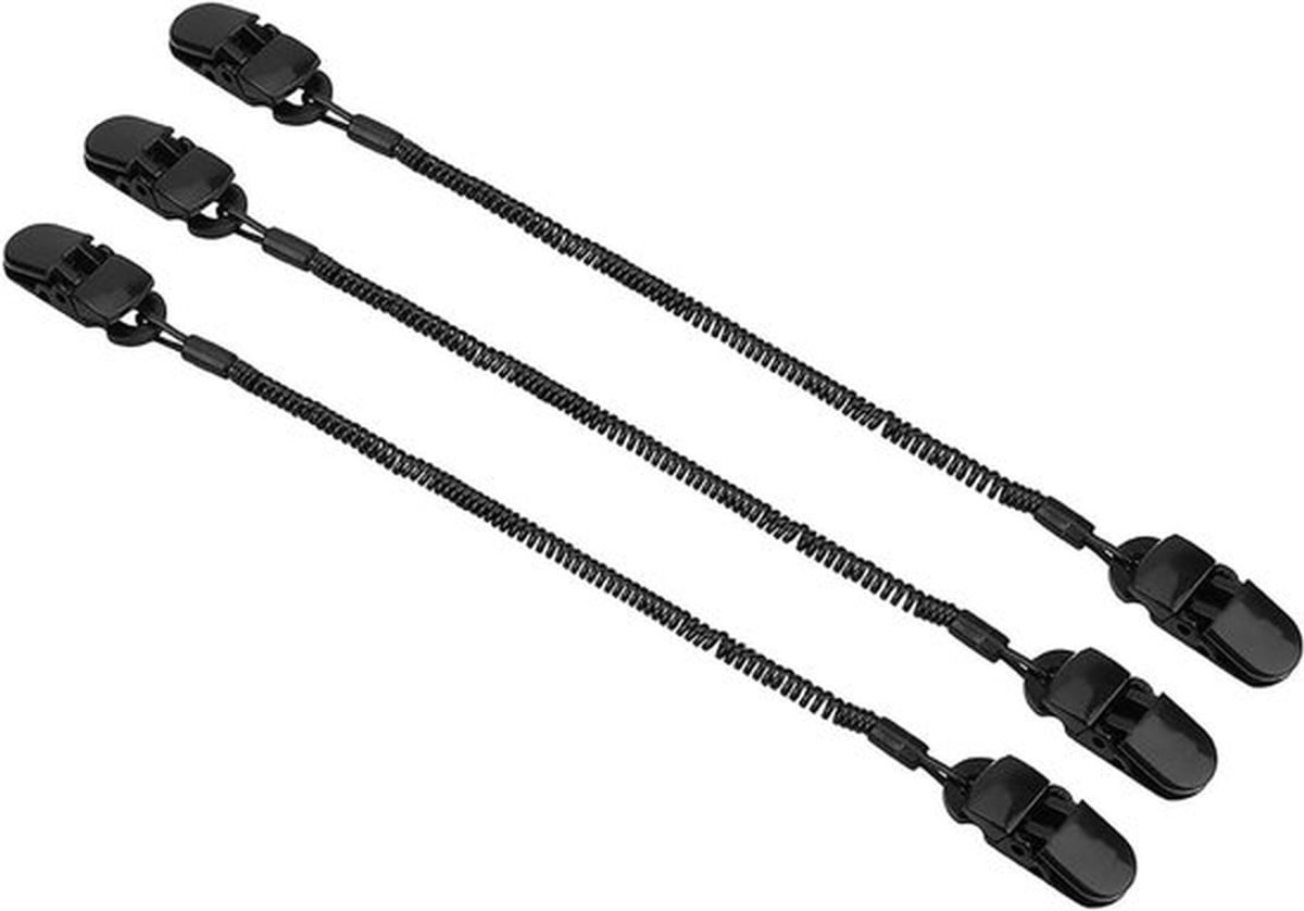 3 Stuk Haarclips - Veiligheidssluitingen - Winddicht - Stormbestendig - Vissen, Bootvaren, Zeilen, Outdoor-Activiteiten.