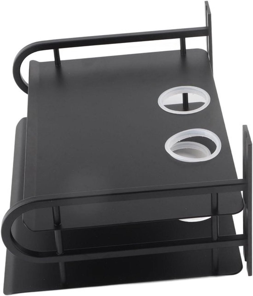 Drijvende Muurplank voor Router en Dvd Speler - Dubbele Laag - TV Box en Spelconsole - Kabelbox Organizer in Huishouden