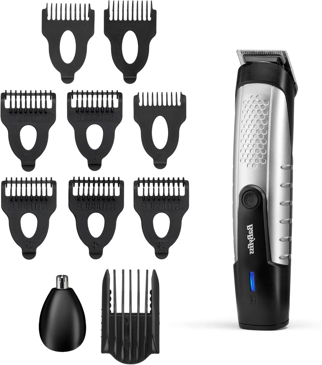 Multi-Trimmer Set - Baardtrimmer Oor trimmer - Persoonlijke Verzorging - Japanse Stalen Messen - 80 Min Gebruik - Zwart
