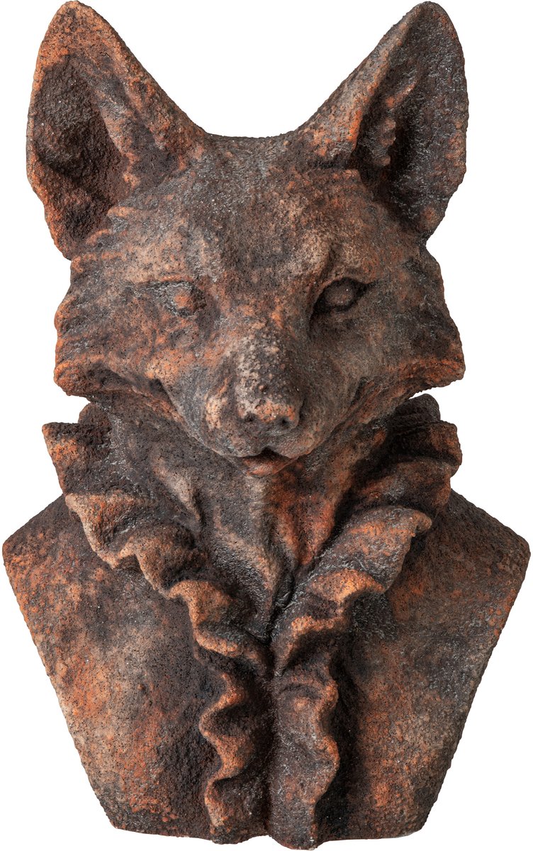 J-Line Vos - polyresin - bruin - large