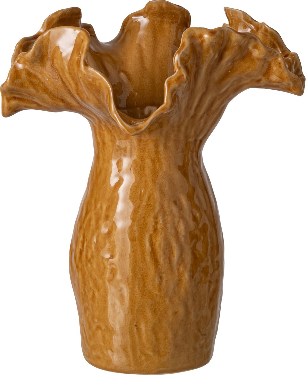 J-Line Vaas - klei - mosterdgeel - small