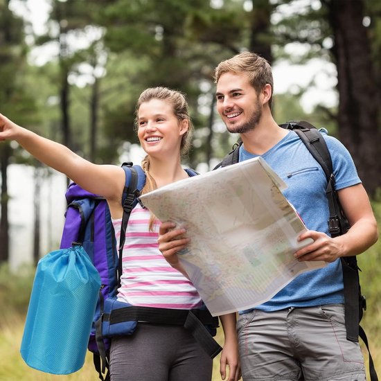 Waterdichte Opbergzak 13x25 cm - Trekkoord Slaapzak - Camping Wandelen — afbeelding 2