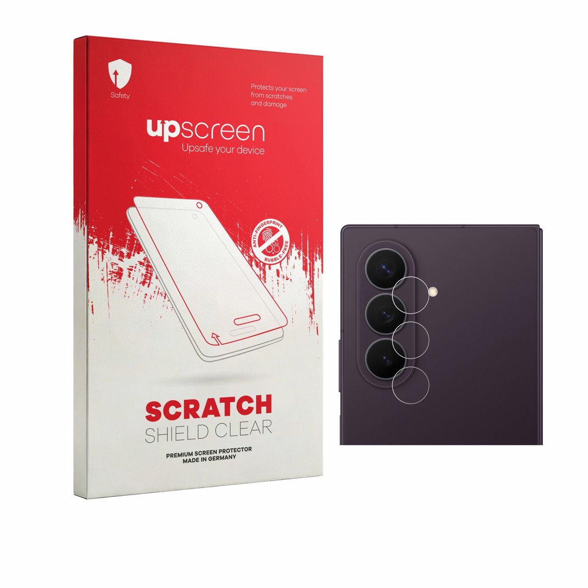 upscreen - Screenprotector voor Samsung Galaxy Z Fold 8 Ultra (ALLEEN Camera Lens) - Folie Beschermfolie transparant