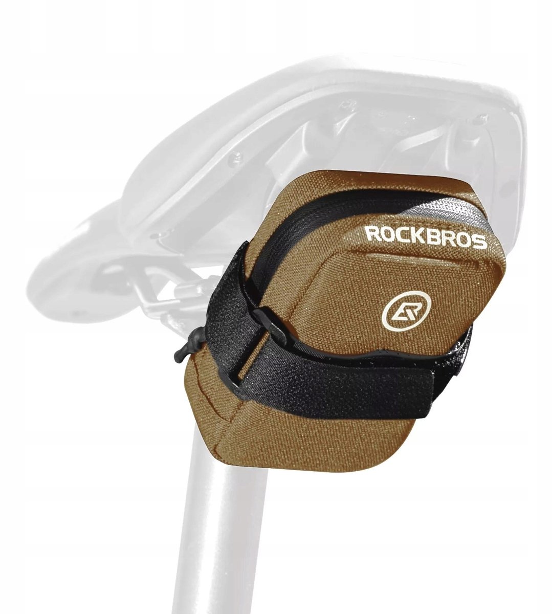 ROCKBROS F006 Compacte Bruine Fietstas Onder Zadel - 0.35L, 43g