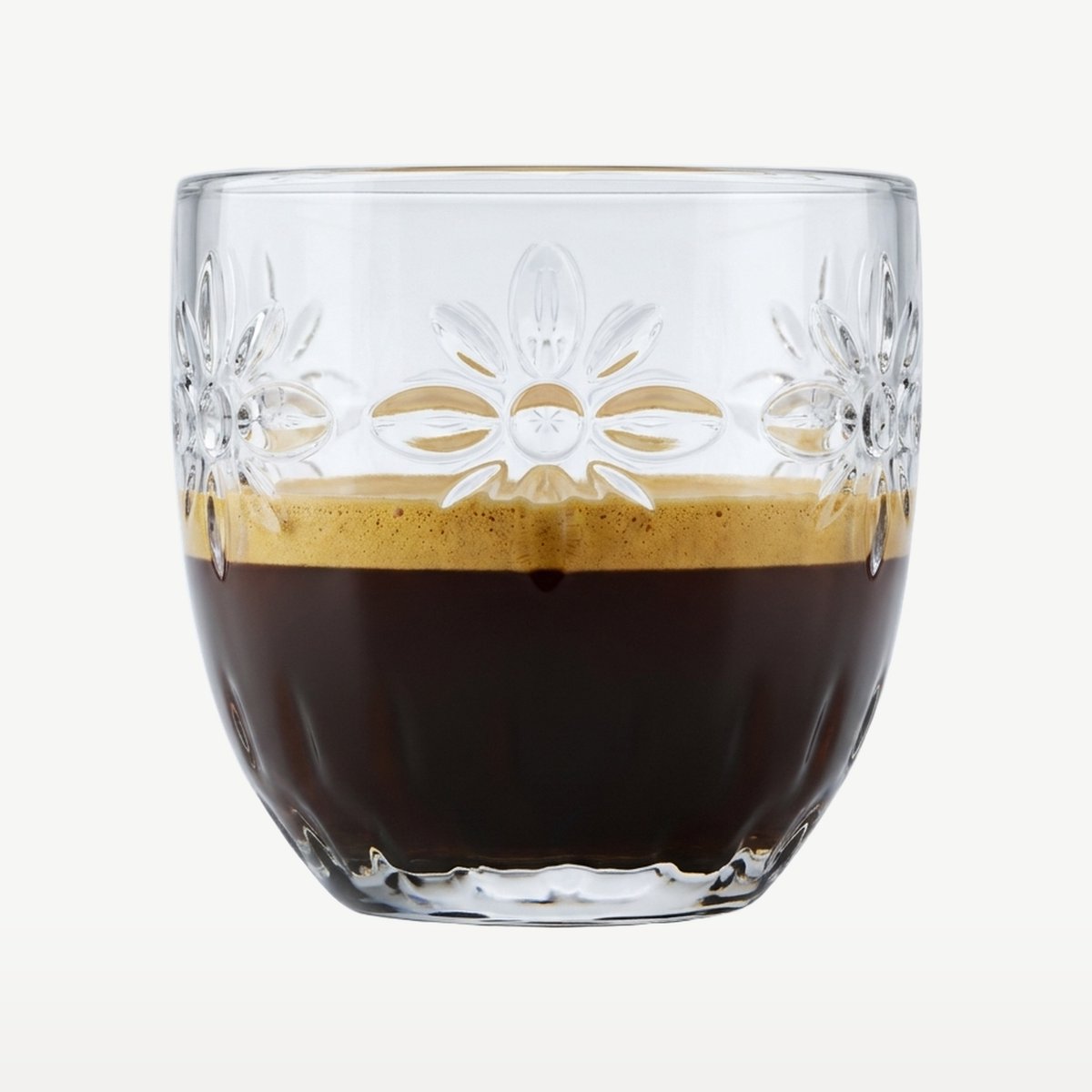 La Rochère Fleurs Espressoglas 10 cl - 6 Stuks