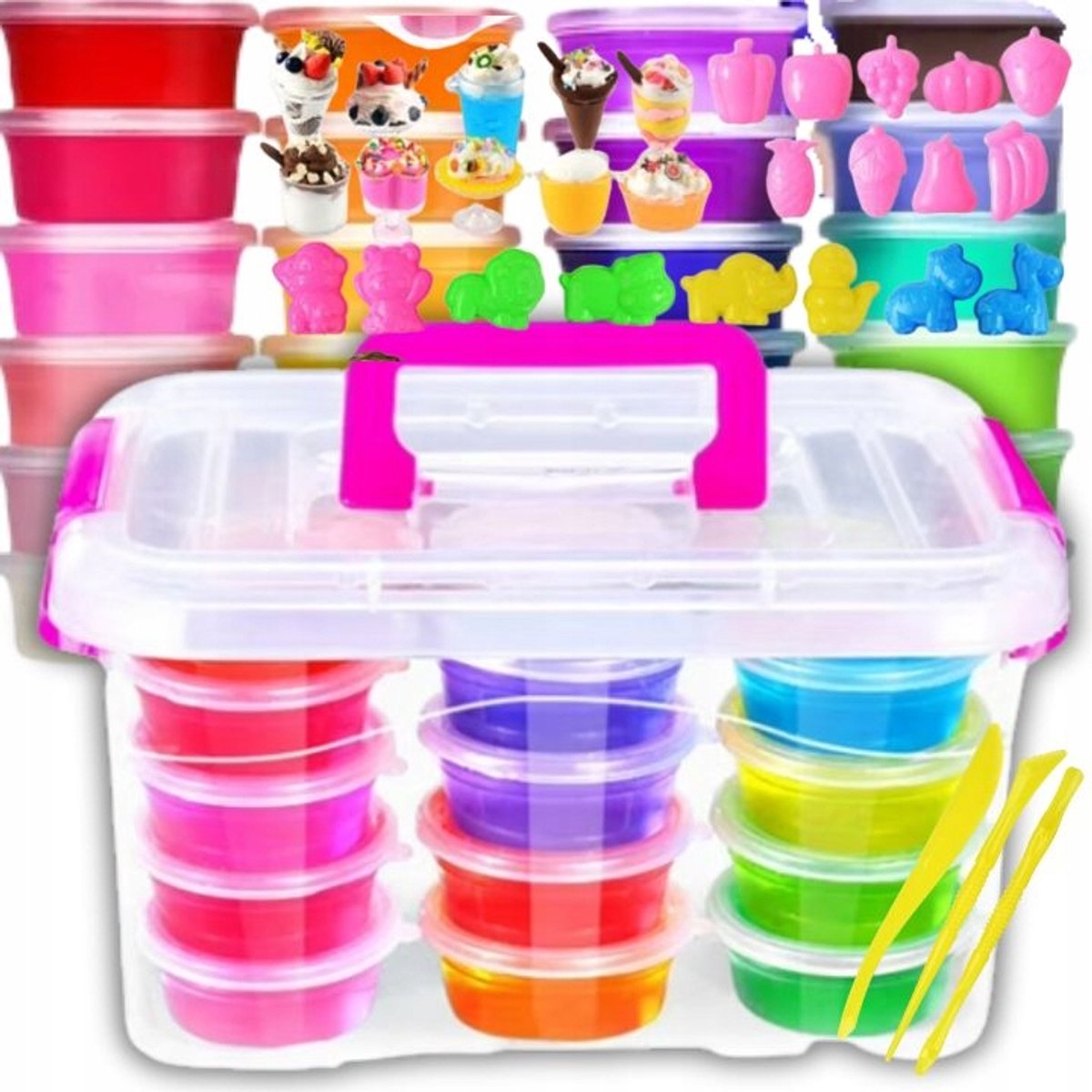 Grote Slime Set voor Kinderen - 57 Delig - Knutselen & Spelen