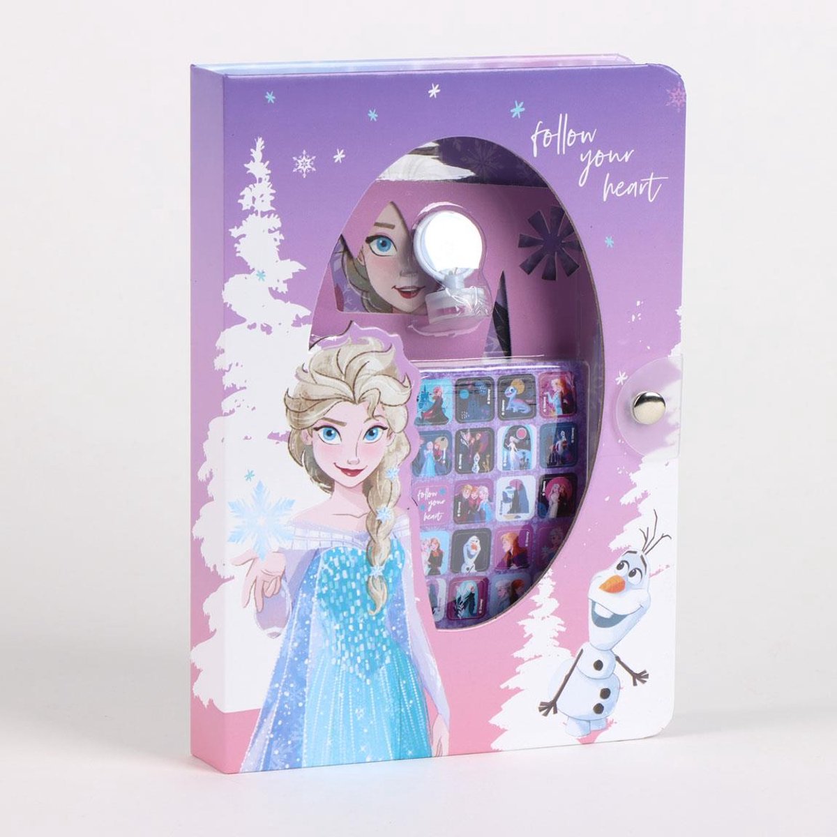 Frozen Kleur- en Knutselset voor Meisjes – Boek met Stiften, Stickers en Sjabloon
