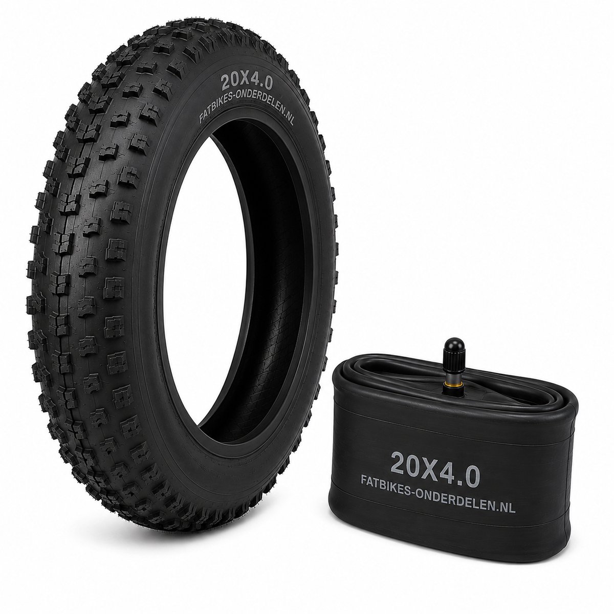 FONL Antilekband Fatbike 20x4.0 - buiten- & binnenband set - lekbestendig & duurzaam - geschikt voor fatbike - 1 band met 1 binnenband