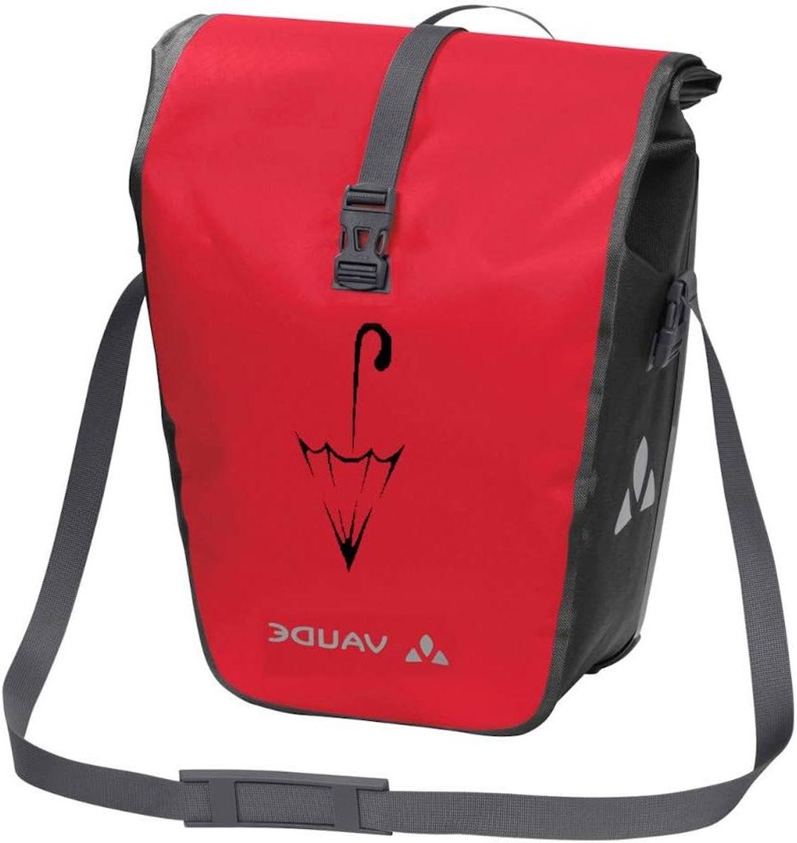 Fietstas Achtertas - Bagagedragertas Waterdicht - Fietsen Boodschappen - Waterdicht Materiaal - 39.4 x 35.9 x 9.3 cm - Rood