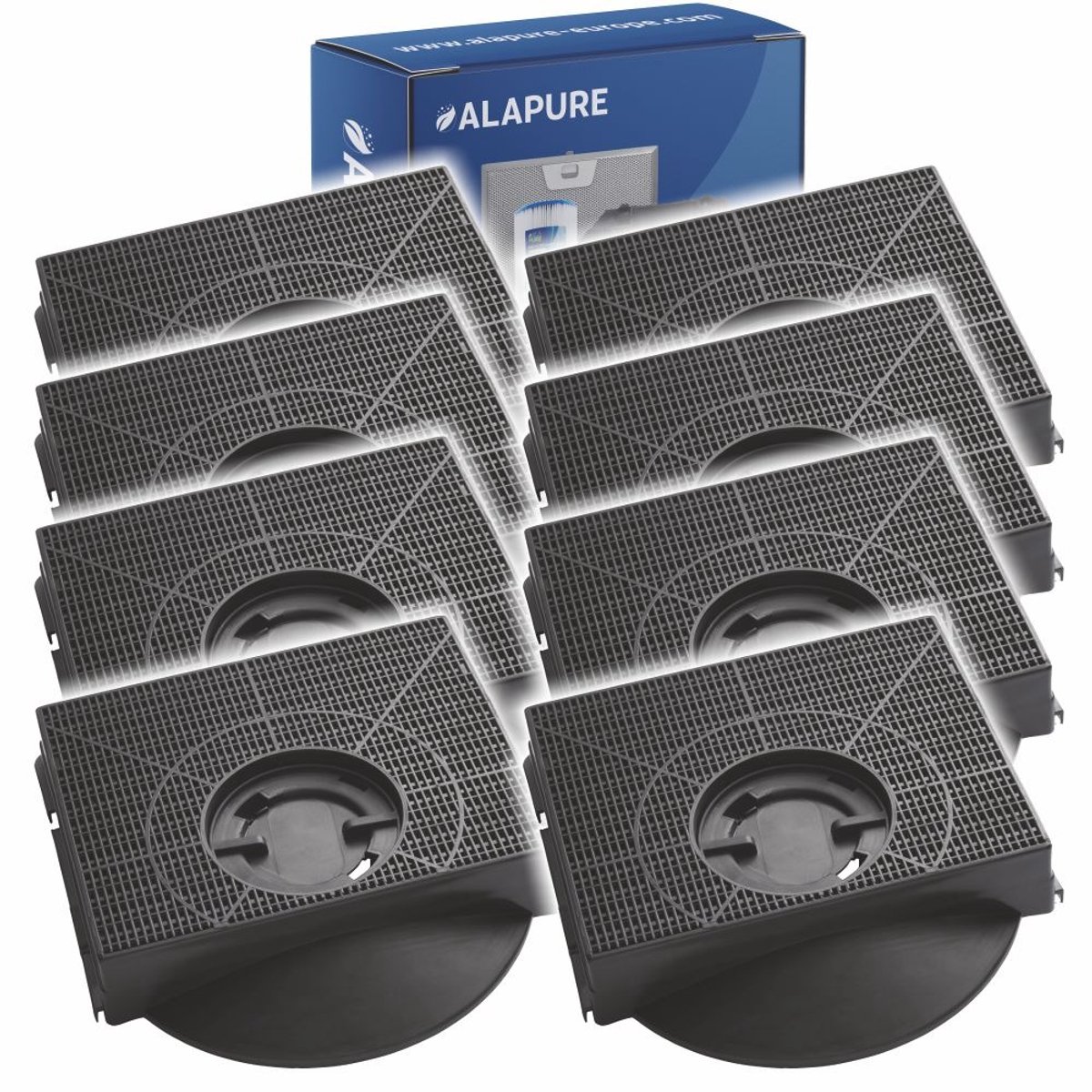 8x Koolstoffilter voor Bosch 491429 / 00491429