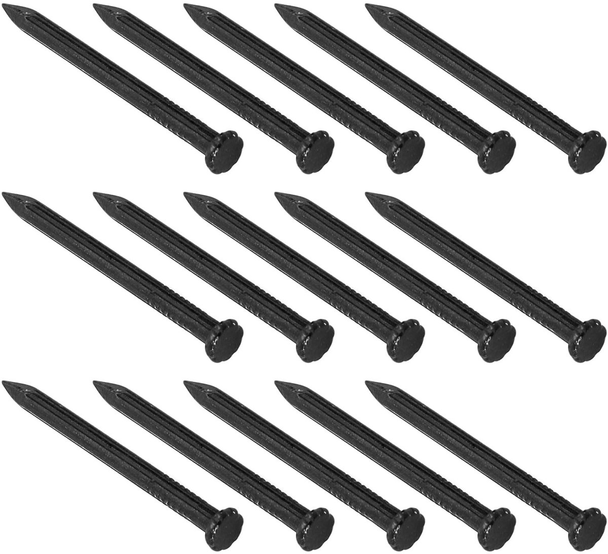 50 stuks koolstofstalen punt, 3 mm x 40 mm, voor wand, cement nagels, gemaakt ijzerwaren, mini-nagels voor constructie, timmerwerk, beton, muren, zwart