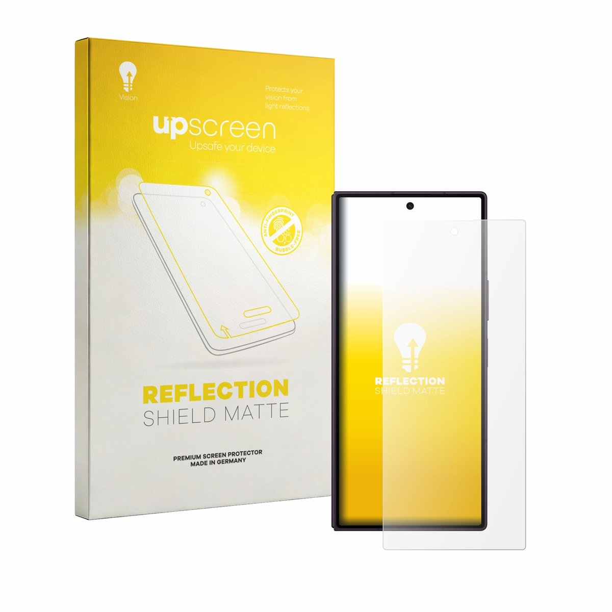 upscreen - Screenprotector voor Samsung Galaxy Z Fold 8 Ultra - Folie Beschermfolie anti glare matte