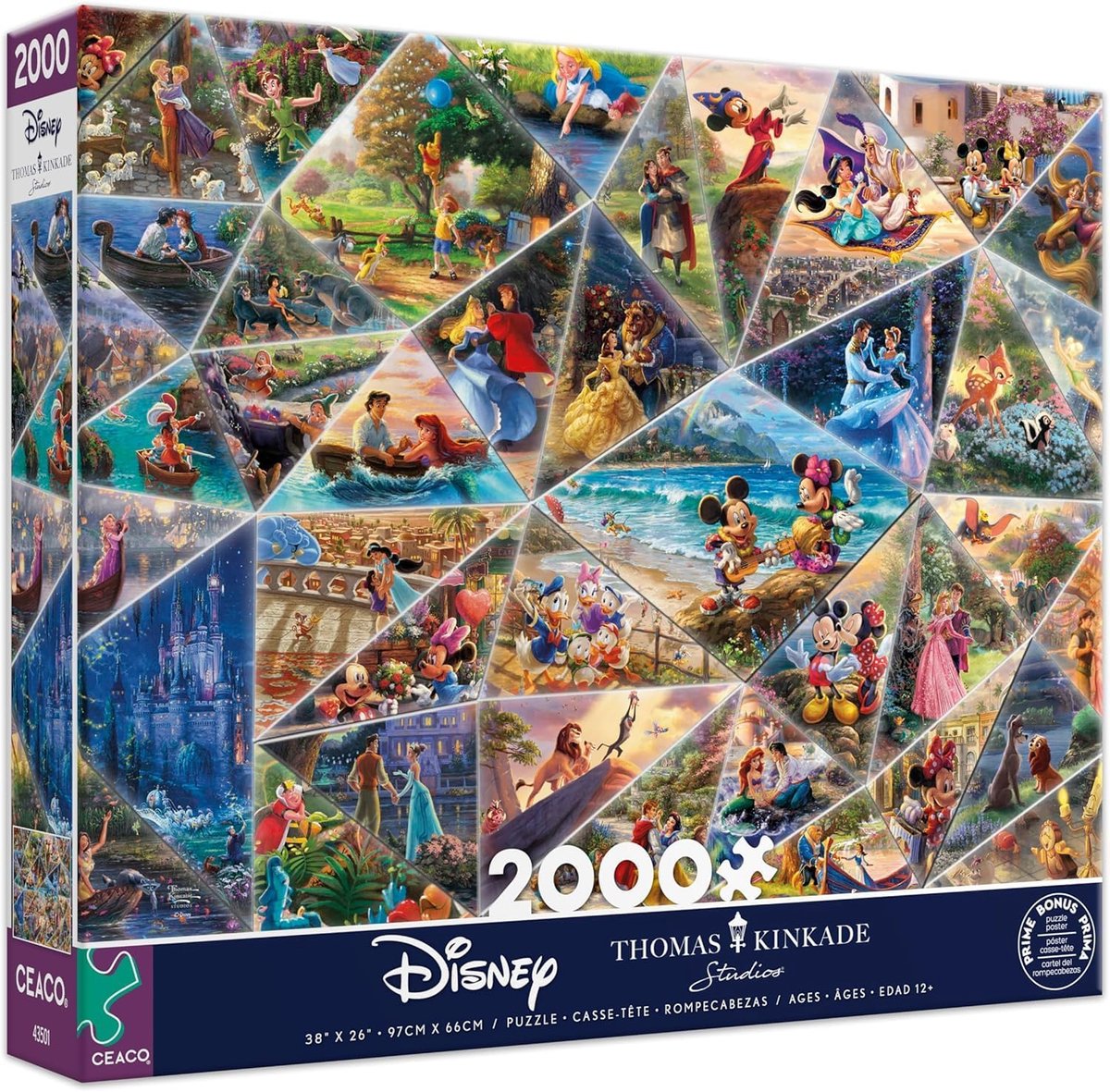 CEACO - Thomas Kinkade - Disney - 2000 Stukjes - Collage Disney