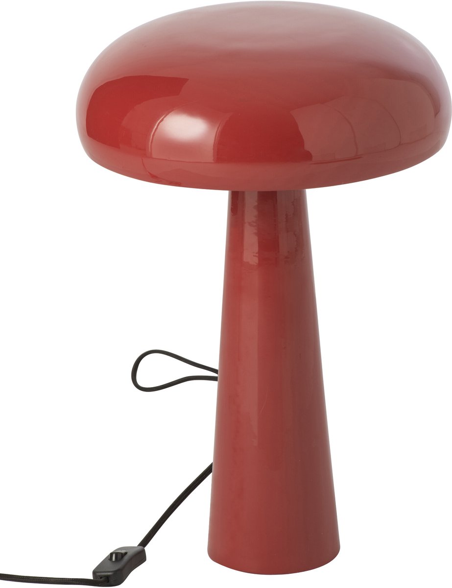 J-Line Tafellamp - ijzer - donkerrood