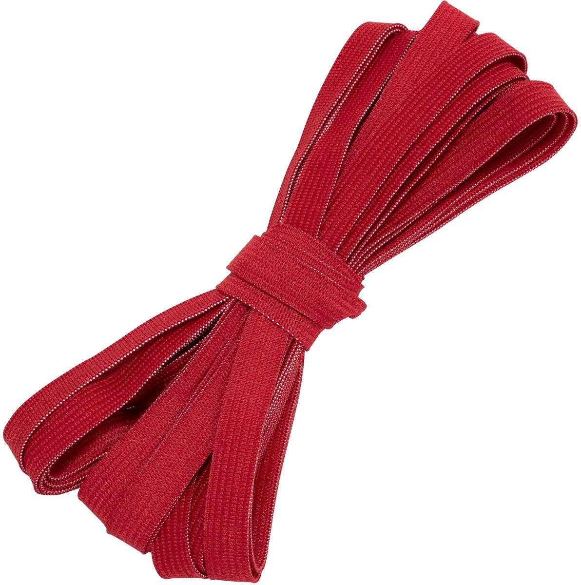 Elastiek 5 meter - breedte 10 mm - polyester + latex - kleur rood
