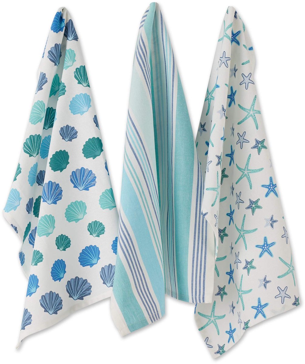 Keuken, Katoen, Beach Comber, Vaatdoek Set