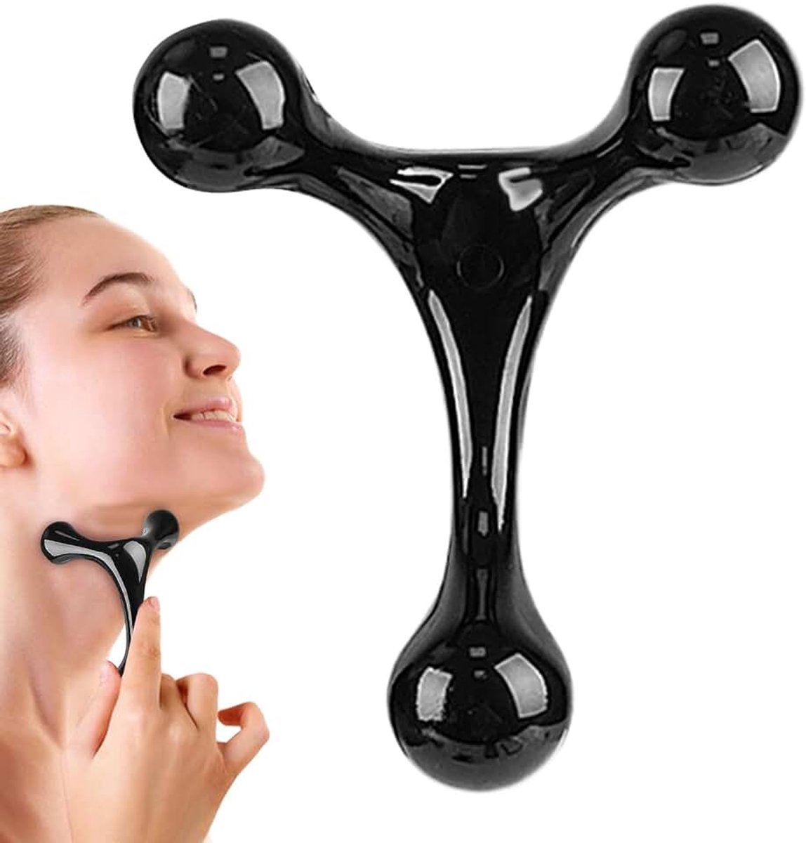 Driehoeksmassagehulpmiddel Triangle Body Muscle | Handpalmpuntmassagehulpmiddel Body Muscles Point Handheld Massager, ontspanningsvoorz