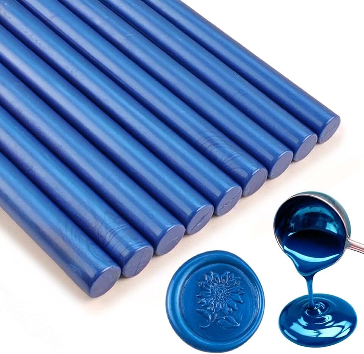 11 mm zegellak sticks – Lakzegel sticks voor lijmpistool wax – Ideaal voor lakzegels, brieven, kaarten, wijnverpakking, knutselen en huwelijksuitnodigingen – 20 stuks Mosterdgeel