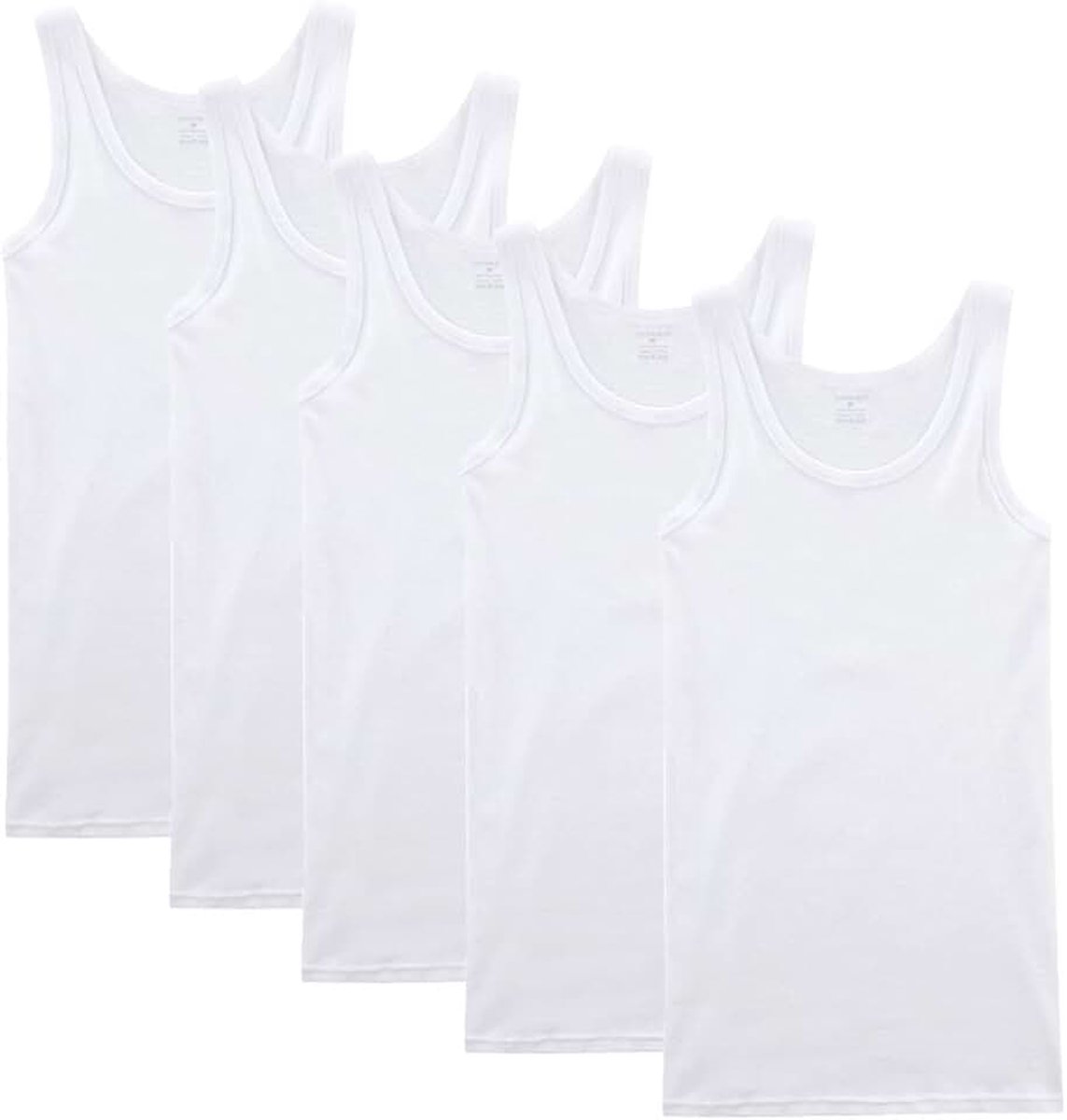 3/5 Pack Undershirt Mannen Tanktop Vele Kleuren 100% Hoge Kwaliteit Katoen Krimpt Niet Vervaagt Niet Ondoorzichtig